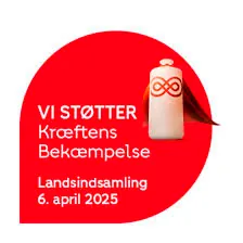 Vi støtter Kræftens Bekæmpelse